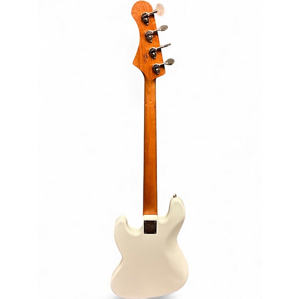 Used Modern Vintage MVJ4-66 White Electric Bass Guitar