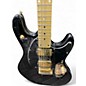 Used Sterling by Music Man JARED DINES SIGNATURE STINGRAY Black and Gold Solid Body Electric Guitar