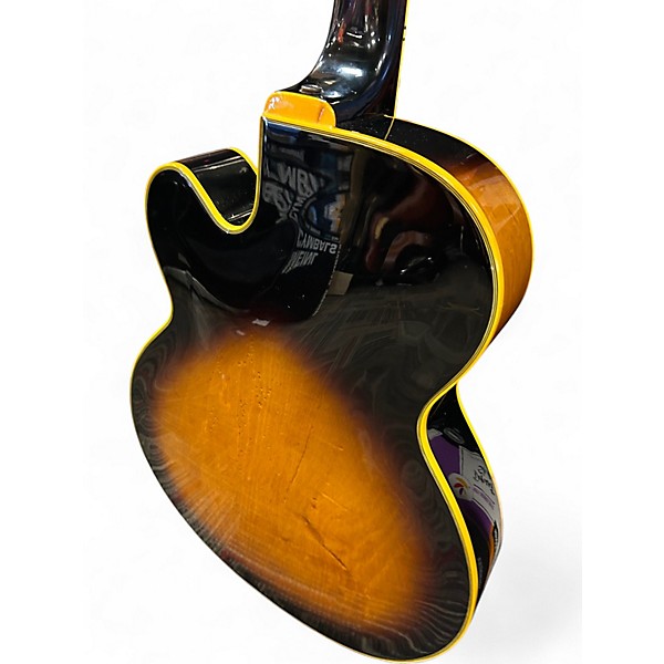 Used Ibanez Joe Pass JP20 Sunburst Hollow Body Electric Guitar