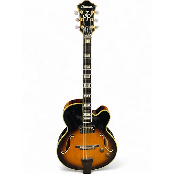 ギター Ibanez / JP20 Joe Pass Model Used Ibanez Joe Pass JP20 Sunburst Hollow Body Electric Guitar