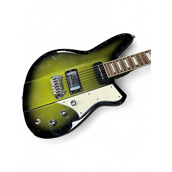 Used Reverend Warhawk DAW Avocado Green Solid Body Electric Guitar