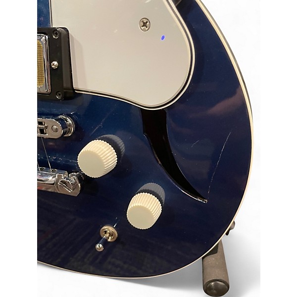 Used Harmony Comet Midnight Blue Solid Body Electric Guitar