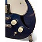 Used Harmony Comet Midnight Blue Solid Body Electric Guitar
