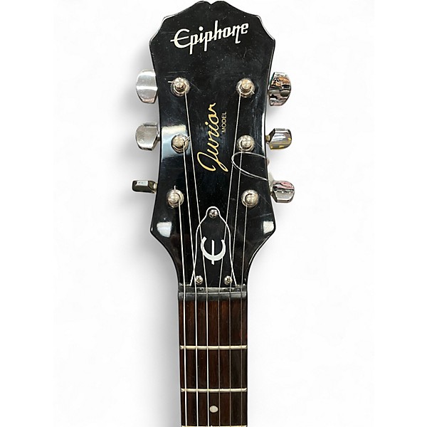 Used Epiphone Les Paul Junior Black Solid Body Electric Guitar