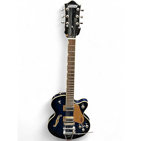 Used Gretsch Guitars Electromatic G5655T-QM Blue Hollow Body Electric Guitar