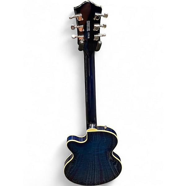 Used Gretsch Guitars Electromatic G5655T-QM Blue Hollow Body Electric Guitar