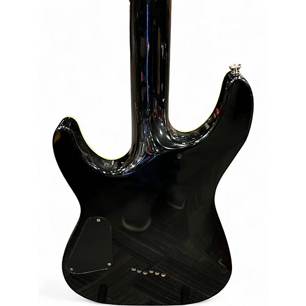 Used Schecter Guitar Research Blackjack C1 Black Solid Body Electric Guitar