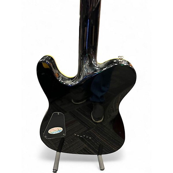 Used Schecter Guitar Research blackjack diamond pt Black Solid Body Electric Guitar