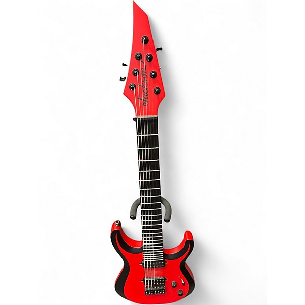 Used Jackson PRO PLUS MDK7 P BLACK AND RED Solid Body Electric Guitar