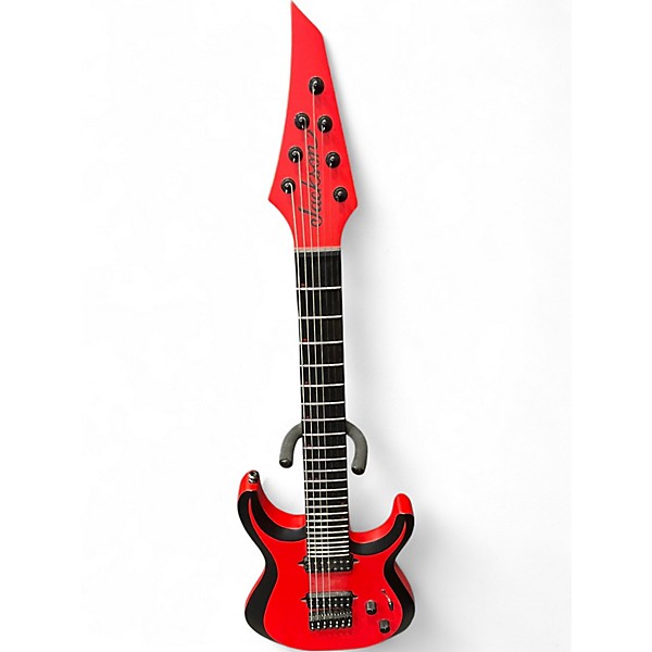 Used Jackson PRO PLUS MDK7 P BLACK AND RED Solid Body Electric Guitar