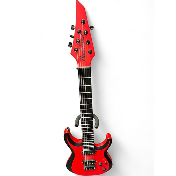 Used Jackson PRO PLUS MDK7 P BLACK AND RED Solid Body Electric Guitar