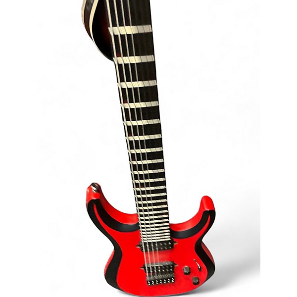 Used Jackson PRO PLUS MDK7 P BLACK AND RED Solid Body Electric Guitar