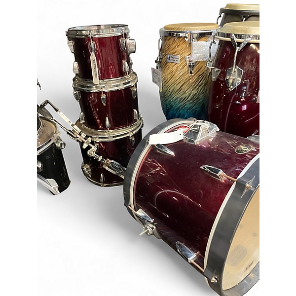 Used TAMA 5 Piece Imperialstar Maroon Drum Kit