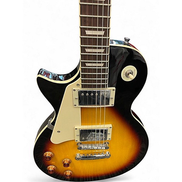 Used Oscar Schmidt Left Hand Single Cut 2 Color Sunburst Solid Body Electric Guitar