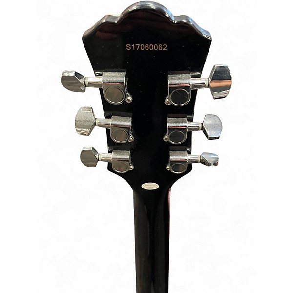 Used Oscar Schmidt Left Hand Single Cut 2 Color Sunburst Solid Body Electric Guitar