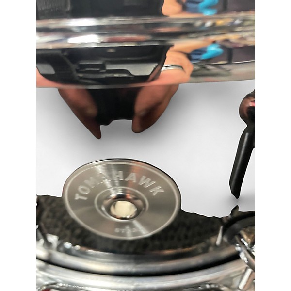 Used Mapex 14in tomahawk steel Silver Drum