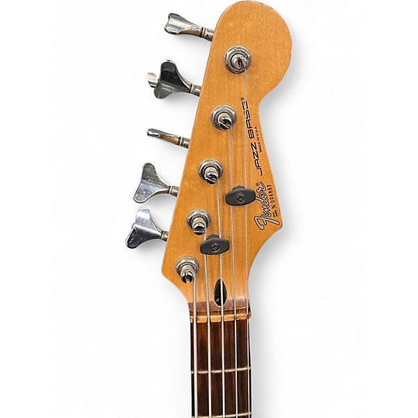 Used Fender Player Plus Jazz Bass V Blue Electric Bass Guitar