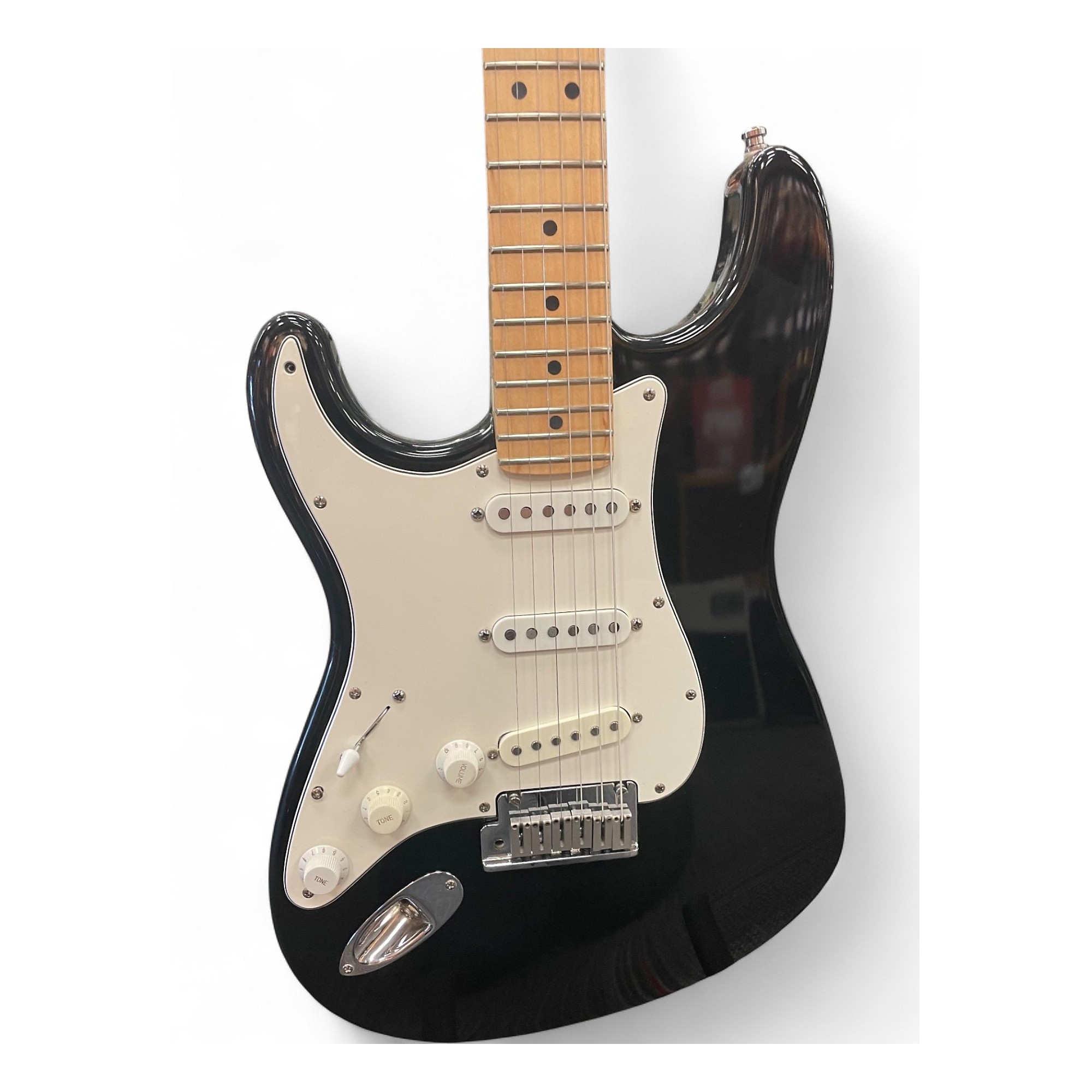 Vintage 1992 Fender American Standard Stratocaster Black Solid