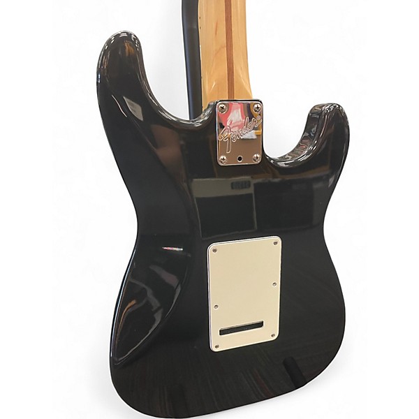 Vintage 1992 Fender American Standard Stratocaster Black Solid Body Electric Guitar