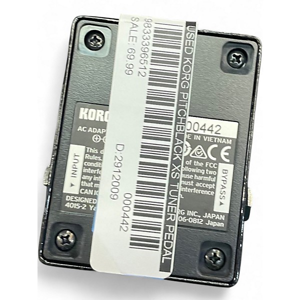 Used KORG pitchblack xs Tuner Pedal