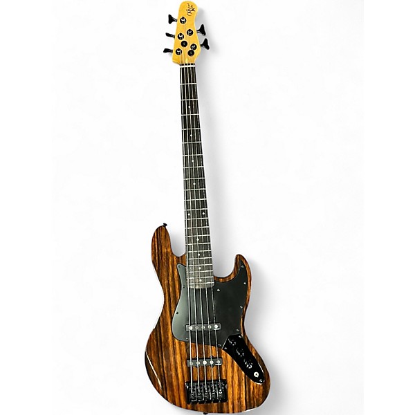 Used Michael Kelly Custom Collection Element 5 E5EB Striped Ebony Electric Bass Guitar