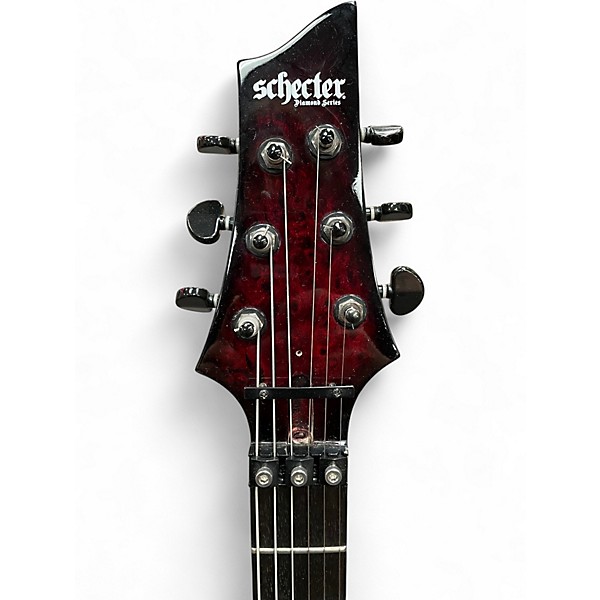 Used Schecter Guitar Research OMEN ELITE 6FR black cherry burst Solid Body Electric Guitar