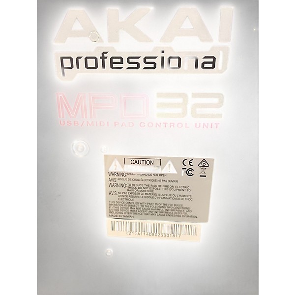 Used Akai Professional MPD32 MIDI Controller