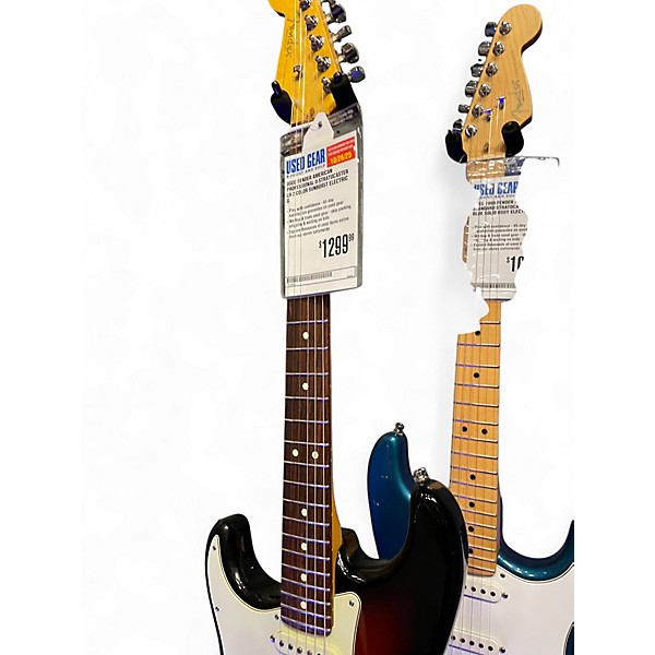 Used Fender American Professional II Stratocaster LH 2 Color Sunburst Electric Guitar