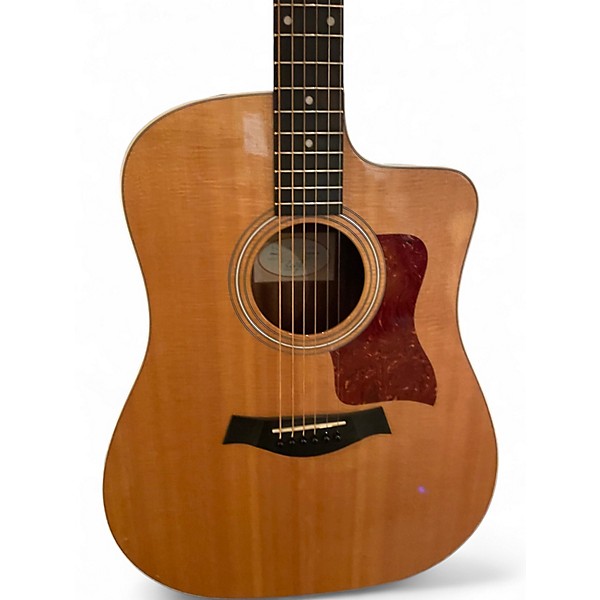 Used Taylor 210CE Natural Acoustic Electric Guitar