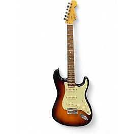 Used Fender American Deluxe Stratocaster 3 Color Sunburst Solid Body Electric Guitar