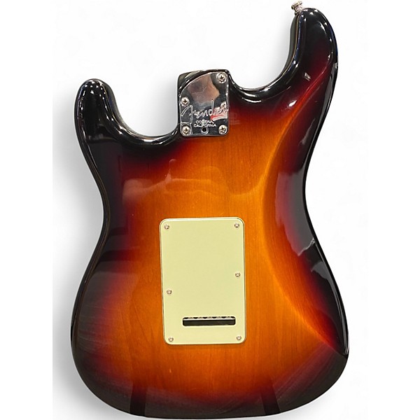 Used Fender American Deluxe Stratocaster 3 Color Sunburst Solid Body Electric Guitar