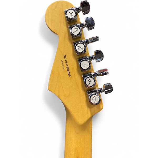 Used Fender American Deluxe Stratocaster 3 Color Sunburst Solid Body Electric Guitar