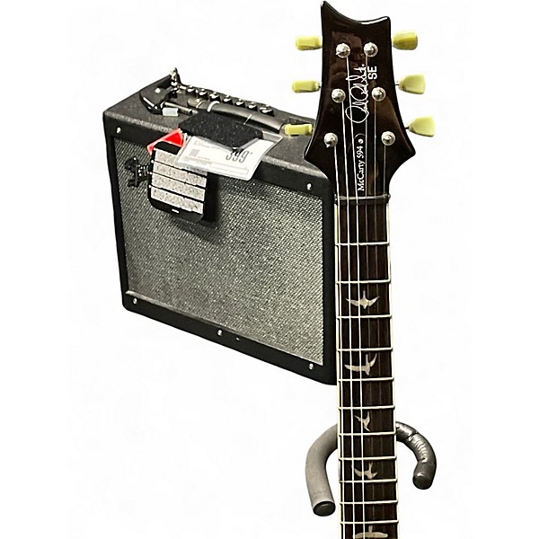 Used PRS SE 594 Black gold sunburst Solid Body Electric Guitar