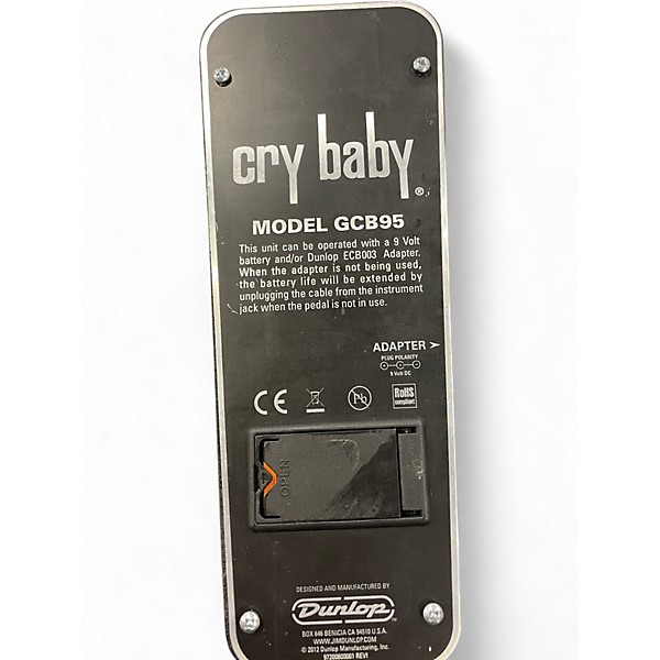 Used Dunlop GCB95TB Wah Effect Pedal