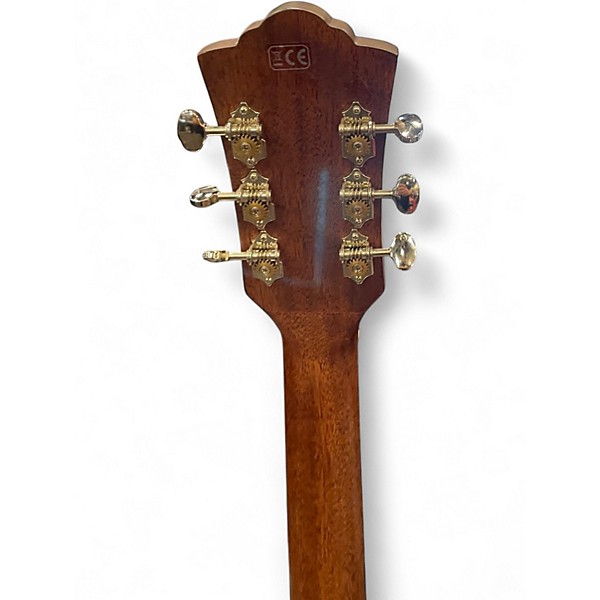 Used Guild OM-260CE Brown Sunburst Acoustic Electric Guitar