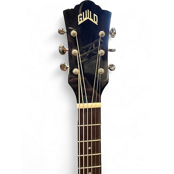 Used Guild OM-260CE Brown Sunburst Acoustic Electric Guitar