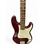 Used Fender Standard Precision Bass Red Electric Bass Guitar