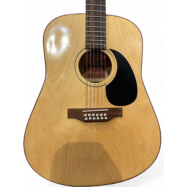 Used Minstrel Maple 12 H.G. Natural 12 String Acoustic Guitar