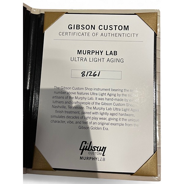 Used Gibson Les Paul Murphy Lab Ultra Light Aging Lemonburst Solid Body Electric Guitar