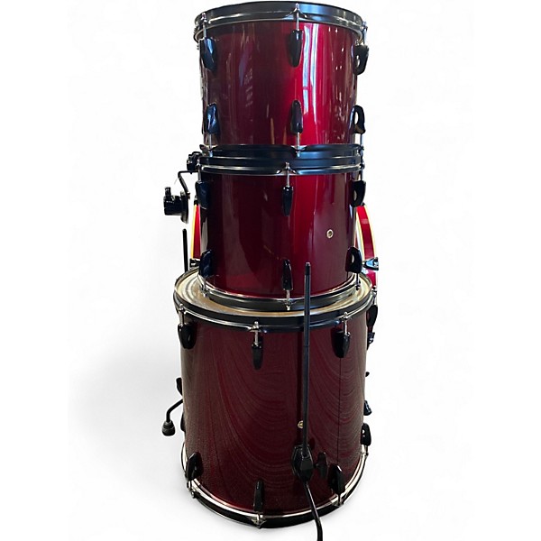 Used Pearl 4 Piece Export EX  Red Drum Kit