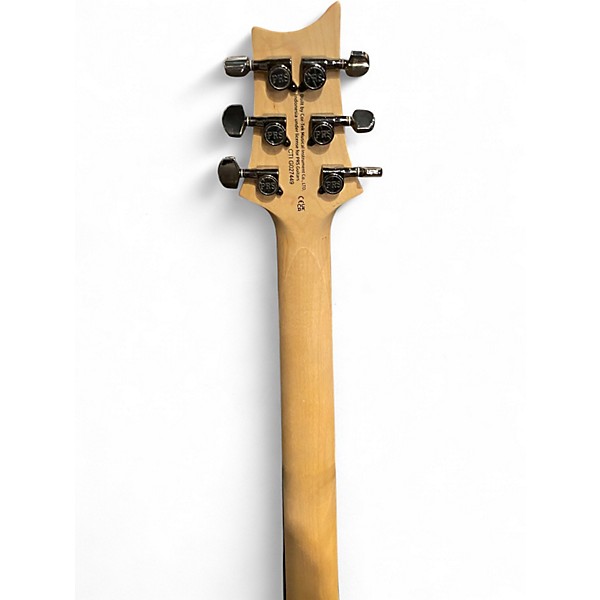 Used PRS SE CE Sandblasted Black Red Solid Body Electric Guitar