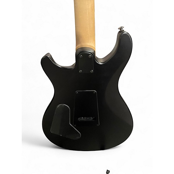 Used PRS SE CE Sandblasted Black Red Solid Body Electric Guitar