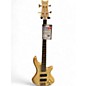 Used Schecter Guitar Research Stiletto Custom 4 String Natural Electric Bass Guitar thumbnail