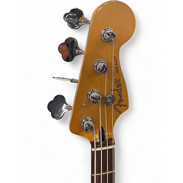 Used Fender Player II Jazz Bass Hialeah Yellow Electric Bass Guitar