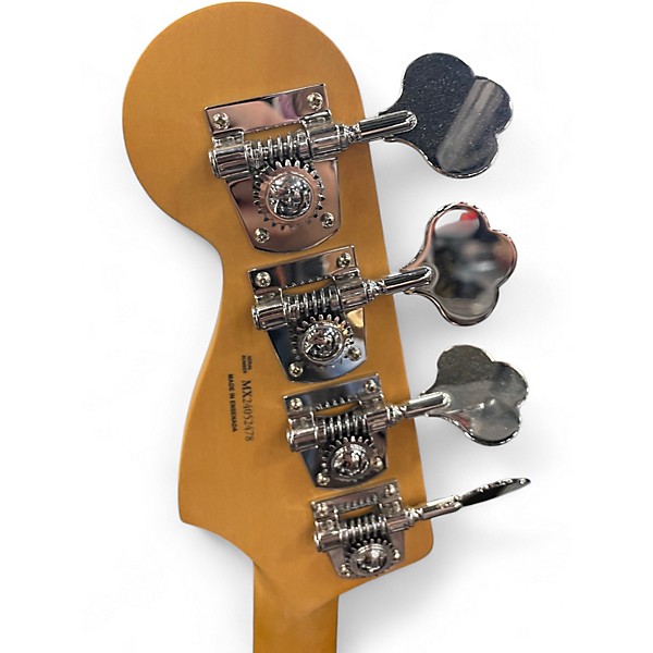 Used Fender Player II Jazz Bass Hialeah Yellow Electric Bass Guitar