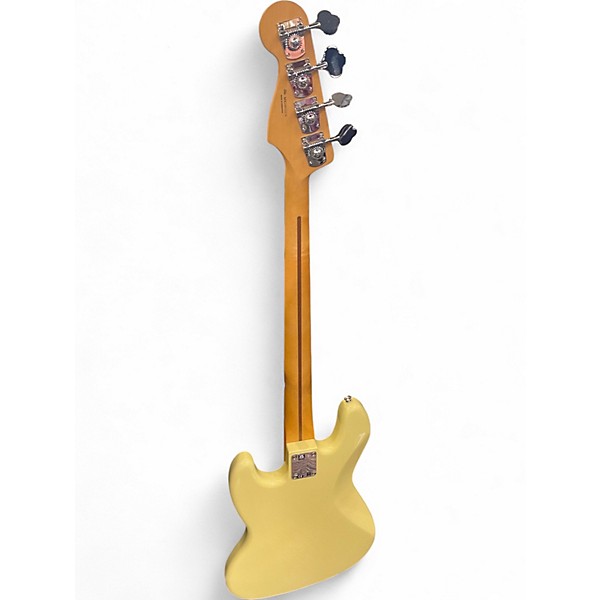 Used Fender Player II Jazz Bass Hialeah Yellow Electric Bass Guitar