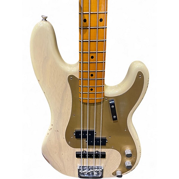 Used 2023 Fender Ltd 59 PBass Special Relic Natural Blonde Electric Bass Guitar