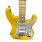 Used Squier Stratocaster Yellow Solid Body Electric Guitar thumbnail