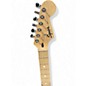 Used Squier Stratocaster Yellow Solid Body Electric Guitar