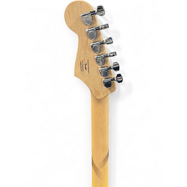 Used Squier Stratocaster Yellow Solid Body Electric Guitar